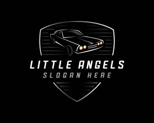 Car Garage Shield Logo