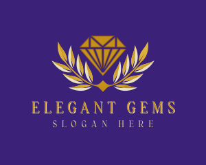 Diamond Gem Jewelry logo design