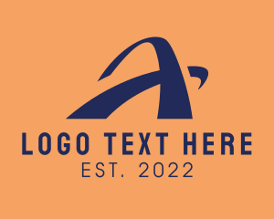 Swoosh Letter A logo