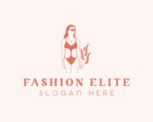 Sexy Swimsuit Model logo