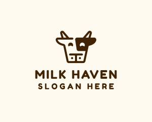 Dairy Cow Head logo