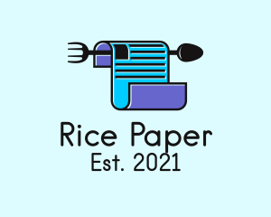 Paper Recipe Kitchenware logo design