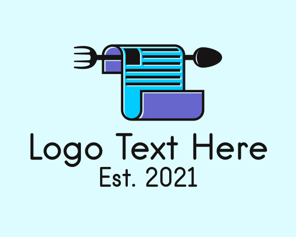 Menu logo example 4