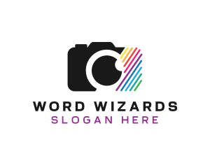 Multicolor Optical Camera  logo design