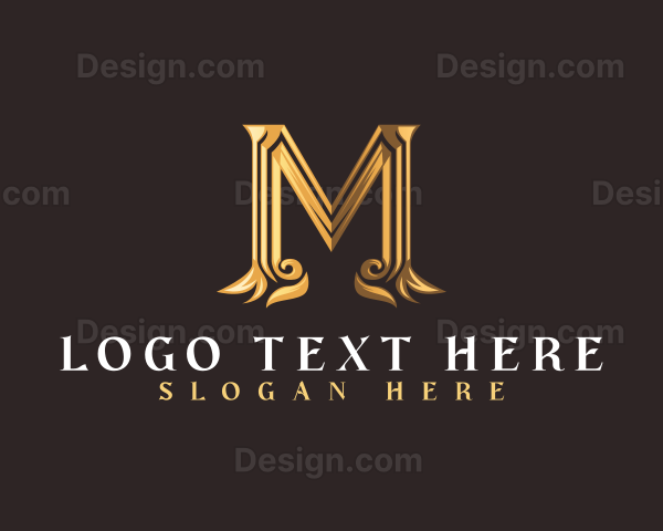 Premium Luxury Letter M Logo