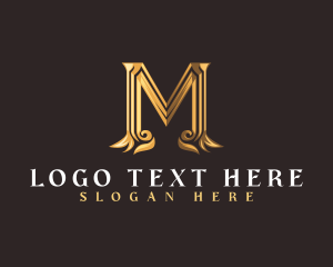 Premium Luxury Letter M logo