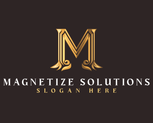 Premium Luxury Letter M logo design