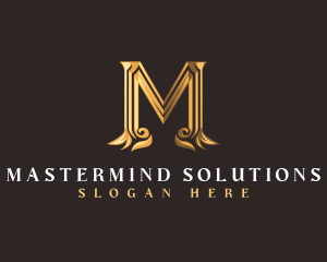 Premium Luxury Letter M logo design