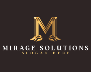 Premium Luxury Letter M logo design