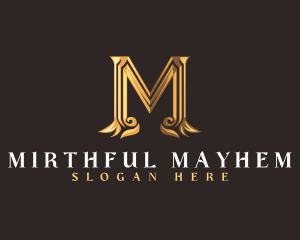 Premium Luxury Letter M logo design