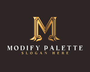 Premium Luxury Letter M logo design