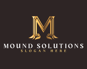 Premium Luxury Letter M logo design