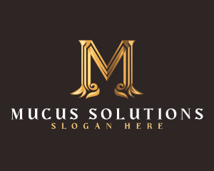 Premium Luxury Letter M logo design