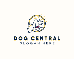 Angel Dog Vet logo design