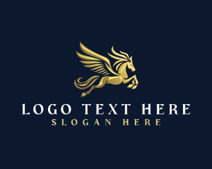 Luxury Flying Pegasus logo