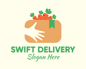 Carrot Delivery Box logo design