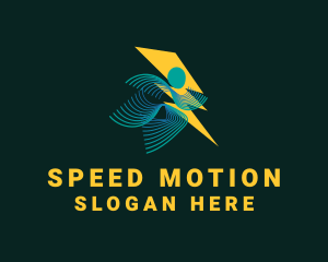 Lightning Runner Motion logo design