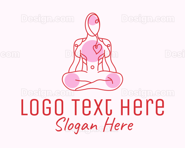 Wellness Yoga Heart Care Logo