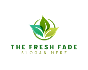 Leaf Landscaping Natural logo design