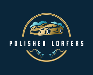 Auto Car Polishing logo design