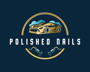 Auto Car Polishing logo design