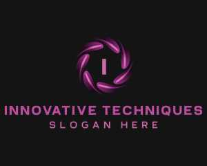 Motion Vortex Technology logo design