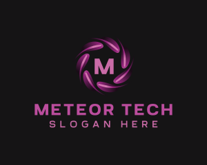 Motion Vortex Technology logo design