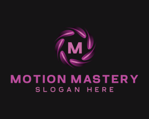 Motion Vortex Technology logo design