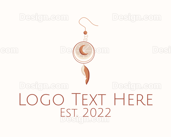 Boho Feather Earring Logo