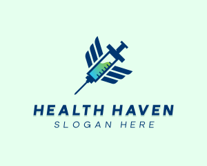 Medical Drug Injection logo design