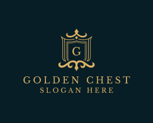 Ornate Boutique Shield logo design