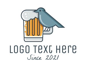 Froth - Sparrow Beer Mug logo design