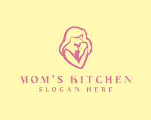 Mom Baby Adoption logo design