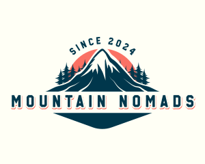 Alpine Peak Mountain logo design