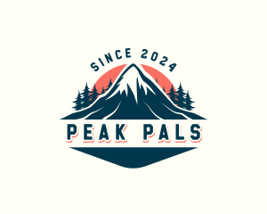 Alpine Peak Mountain logo design