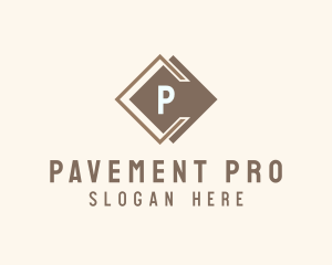 Tile Pattern Home Improvement logo design