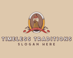 Filipino Traditional Dress logo design