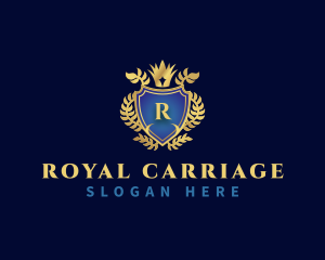 Royal Laurel Shield  logo design