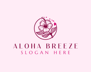 Hawaiian Large Hibiscus logo design