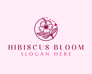 Hawaiian Large Hibiscus logo design