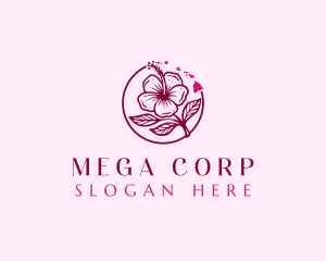 Hawaiian Large Hibiscus logo design