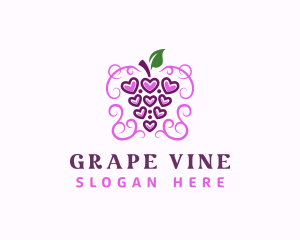 Grape Wine Heart logo