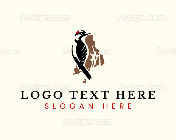 Rhode Island Woodpecker Logo