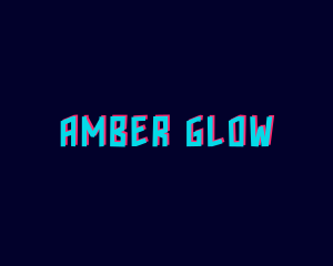 Glitch Glow Gamer logo design