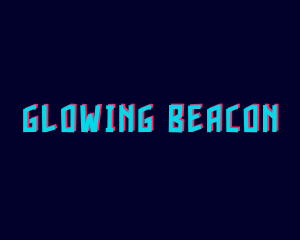 Glitch Glow Gamer logo design