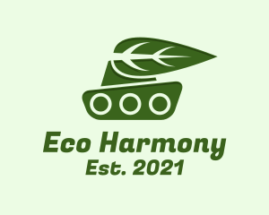 Eco Battle Tank logo design