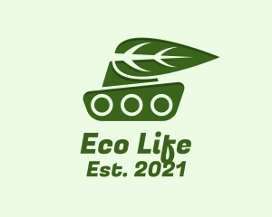 Eco Battle Tank logo design