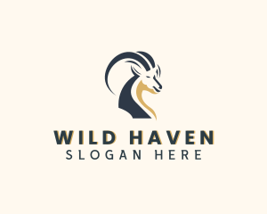 Wild Mountain Goat  logo design