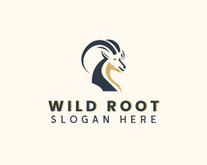 Wild Mountain Goat  logo design