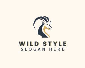 Wild Mountain Goat  logo design